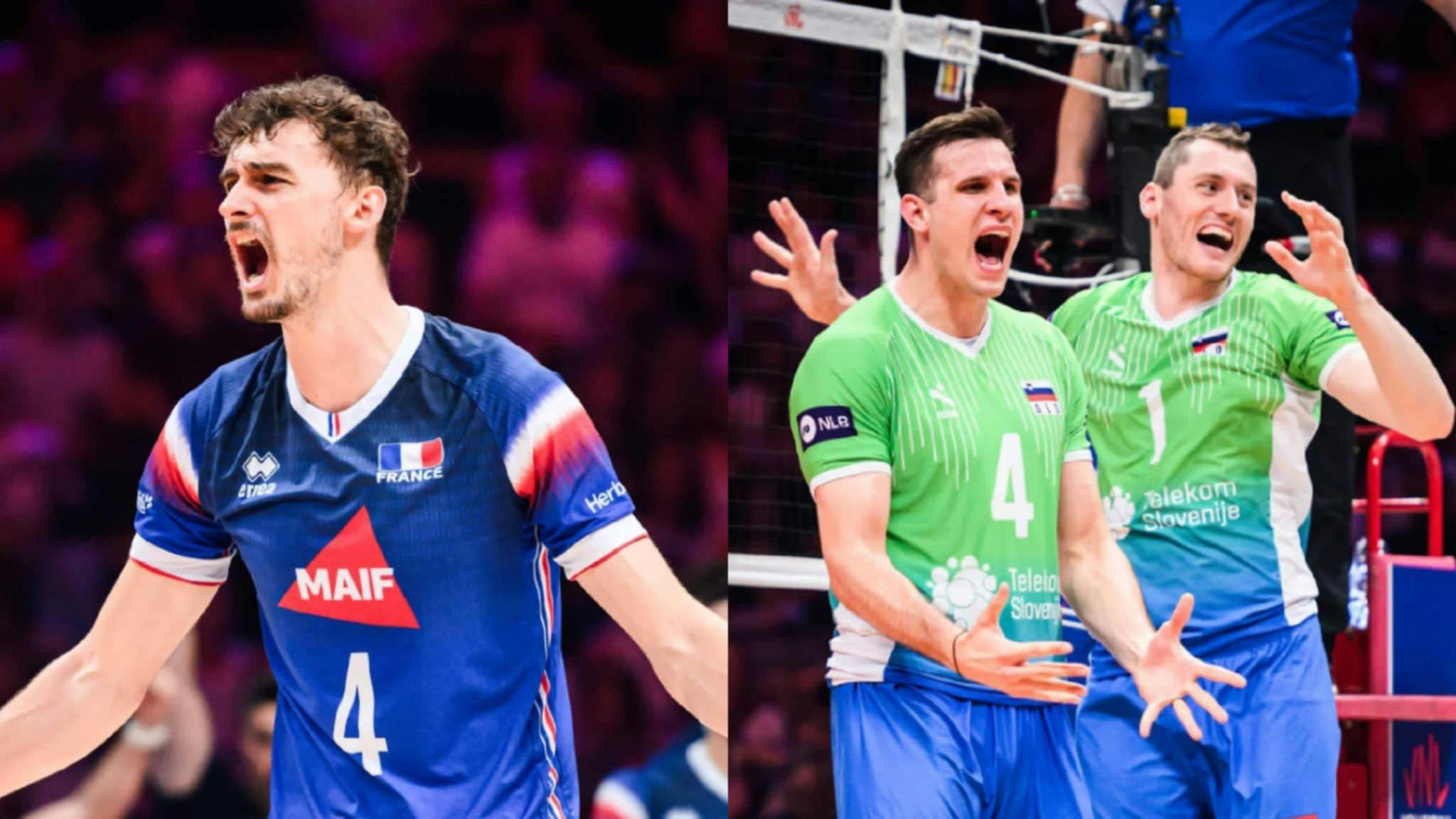VNL: France, Slovenia complete semis cast after taking Italy and Argentina out of title contention
